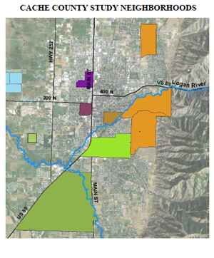 Cache Country Sample Neighborhood Map