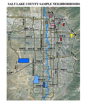 Cache Country Sample Neighborhood Map